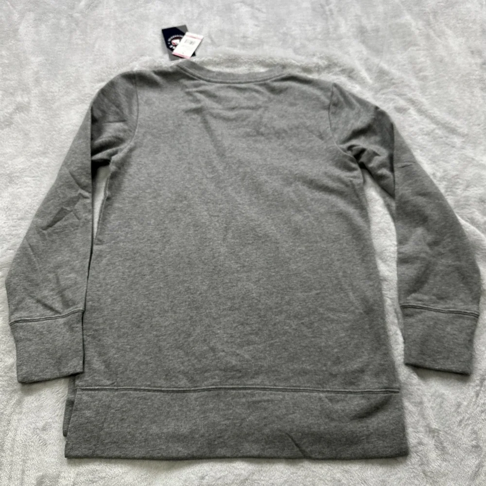 NWT Ladies‎ Texas Rangers Top Sweat Shirt MLB Gray Women's Small Soft Fleece - Picture 5 of 11